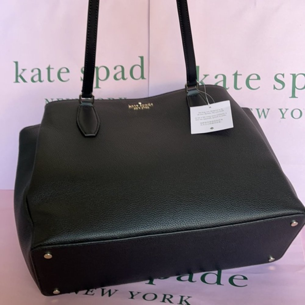 Kate Spade Monet Large Compartment Tote Black NWT - Picture 15 of 16